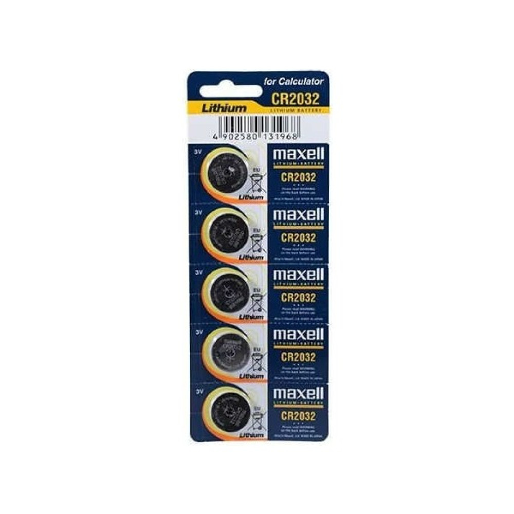 Maxell CR2032 3V Lityum Düğme Pil 5'li Paket - Turkuaz Oto Boyaları Fiyatı