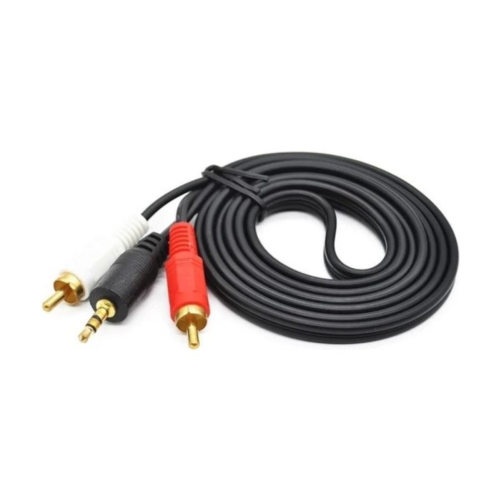 Maxgo 2109 3.5 Mm Stereo To 2rca Kablosu Aux Tos Ses 1.5 Mt Kablo Sound Audıo Erkek Ara Kulaklık Standart Görüntü Kablosu Fiyatı