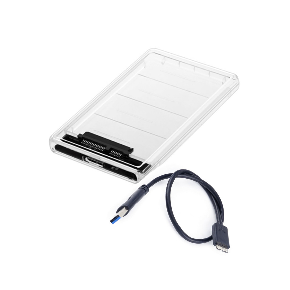 MAXGO 2135 2.5" Hdd Kutusu Usb 3.0 Sata Harici Harddisk Kutusu Ssd Hard Disk Şeffaf Bellek & Depolama Aygıtları Fiyatı