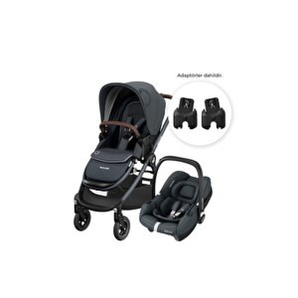 Maxi Cosi Maxi-Cosi Adorra2-Cabriofix I-Size Çift Yönlü Seyahat Sistem Bebek Arabası Essential Graphite Bebek Arabası ve Pusetler Fiyatı