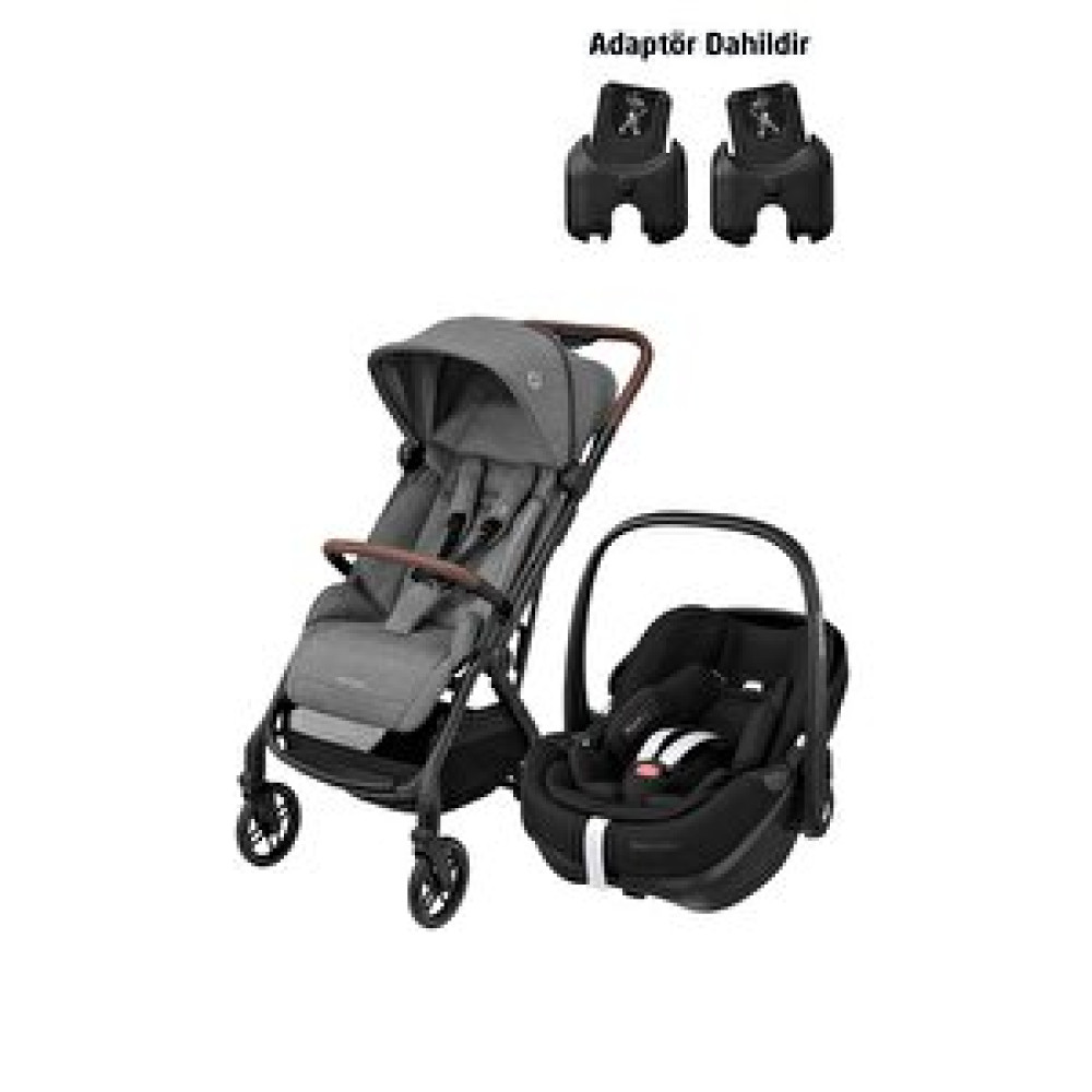 Maxi Cosi Maxi-cosi Soho-pebble 360 Slidetech Ultra Kompakt Ve Tek Elle Tam Otomatik Katlanabilen Seyahat Sistem Bebek Arabası Grey-black Bebek Arabası ve Pusetler Fiyatı