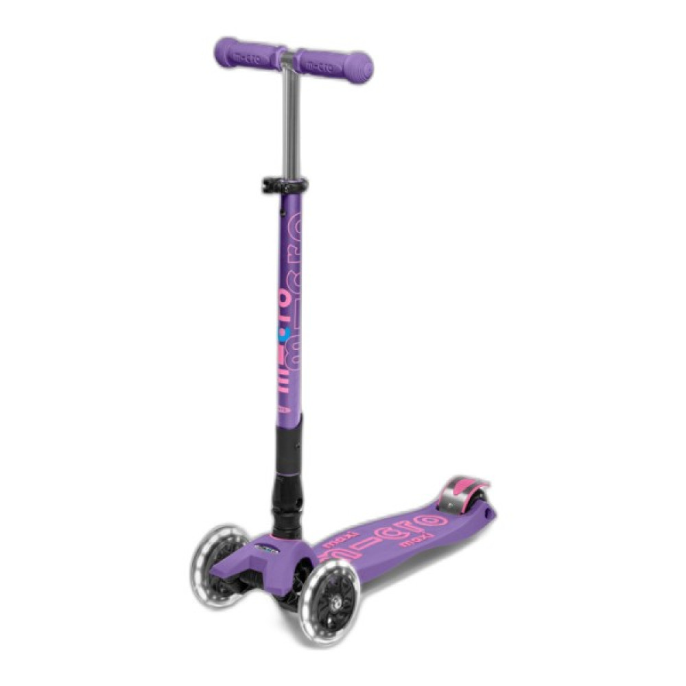 Maxi Micro Deluxe Foldable Purple (Led) Çocuk Mor Scooter MCR.MMD100 Açık Hava, Deniz ve Spor Oyuncakları Fiyatı