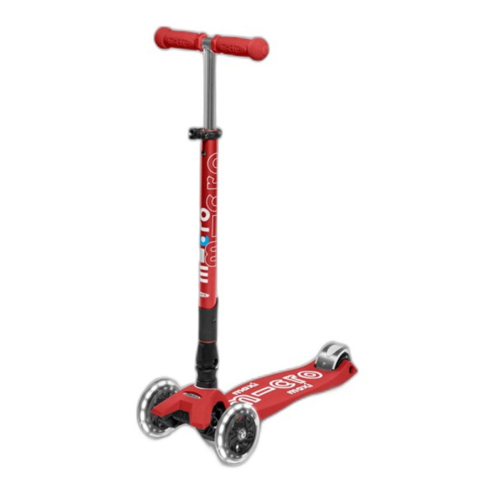 Maxi Micro Deluxe Foldable Red (Led) Çocuk Kırmızı Scooter MCR.MMD098 Açık Hava, Deniz ve Spor Oyuncakları Fiyatı