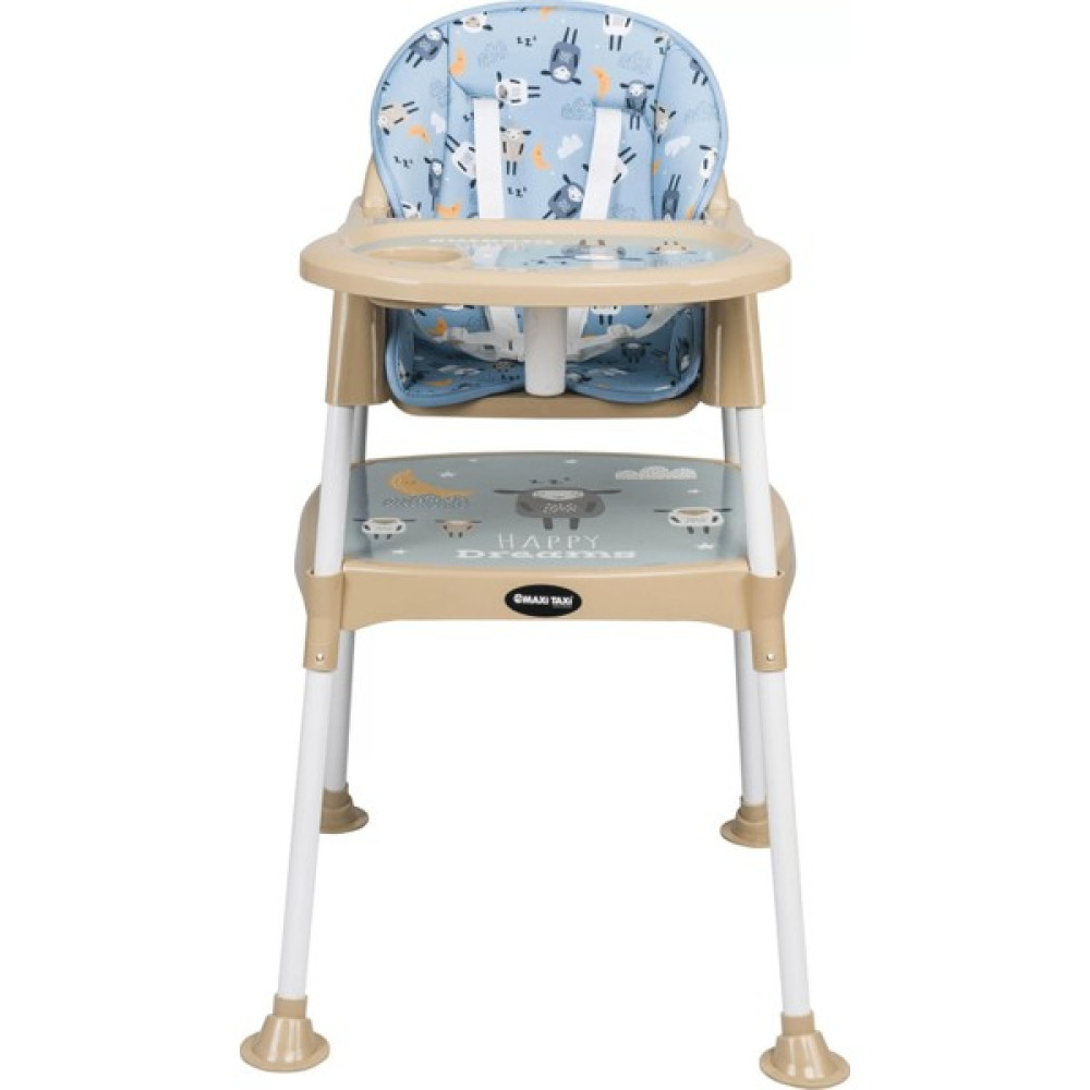 Maxi Taxi Baby Feeding 3in1 Çalışma Masalı Mama Sandalyesi Krem Kuzu Mama Sandalyesi Fiyatı