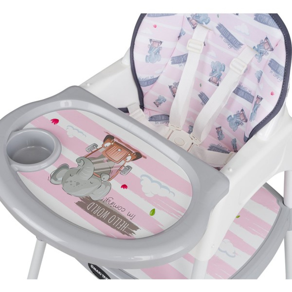 Maxi Taxi Baby Feeding 3in1 Çalışma Masalı Mama Sandalyesi - Renkli Mama Sandalyesi Fiyatı