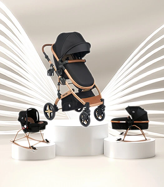 Maxi Taxi Fast Pro Completto 4in1 Gold Siyah Travel Sistem Bebek Arabası Bebek Arabası ve Pusetler Fiyatı