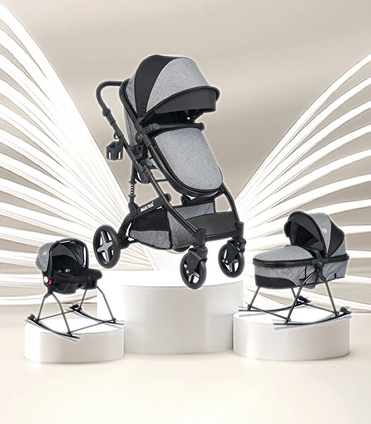 Maxi Taxi Fast Pro Completto 4in1 Gri Travel Sistem Bebek Arabası Bebek Arabası ve Pusetler Fiyatı