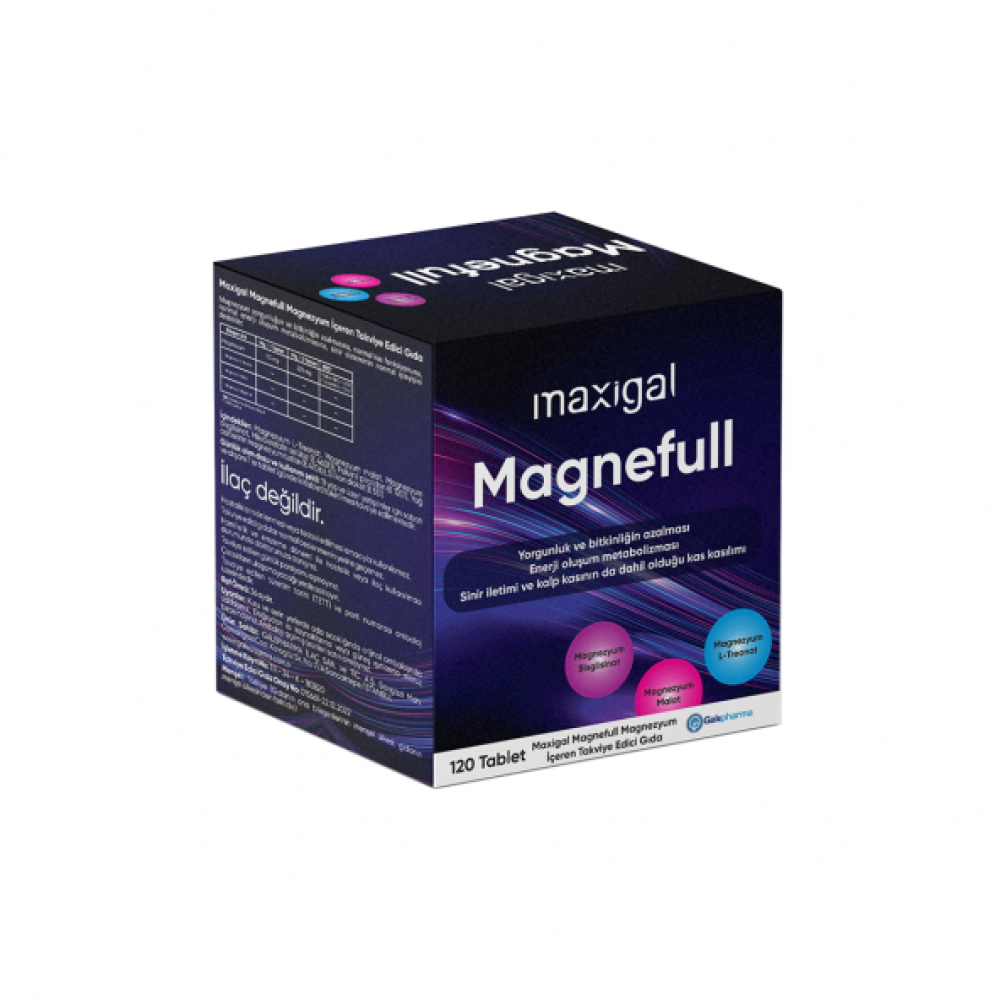 Maxigal Magnefull Magnezyum 120 Tablet Kişisel Bakım Gereçleri Fiyatı
