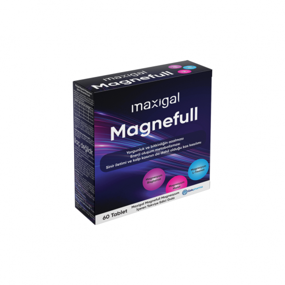 Maxigal Magnefull Magnezyum 60 Tablet Kişisel Bakım Gereçleri Fiyatı