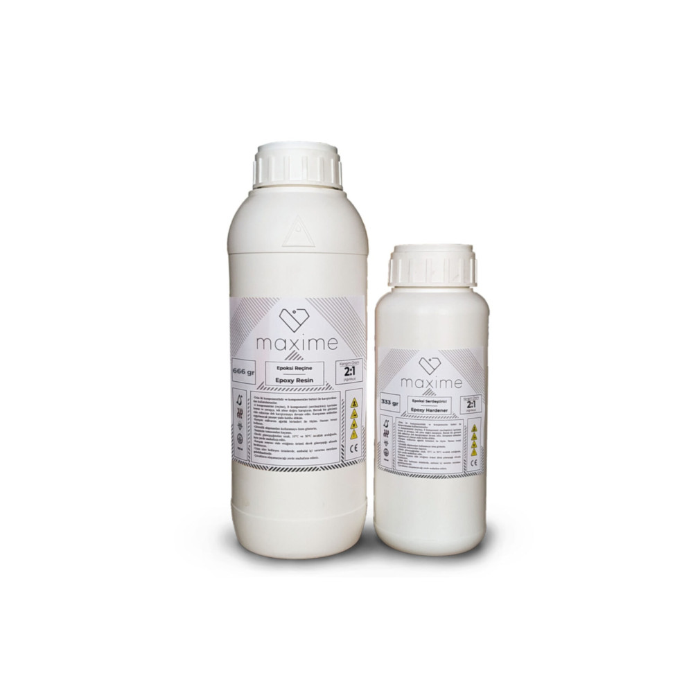 Maxime Döküm Tipi Parlak Kristal Şeffaf Epoksi Reçine 1 kg Yardımcı Malzeme Fiyatı