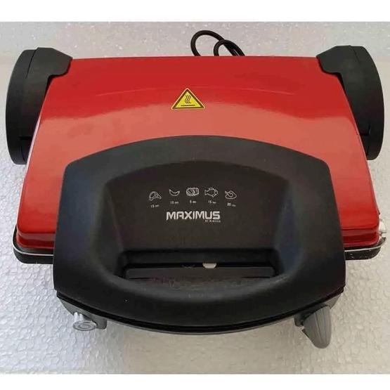 Maximus MX5015 2000 W 6 Adet Pişirme Kapasiteli Teflon Çıkarılabilir Plakalı Izgara ve Tost Makinesi Kırmızı Tost Makineleri Fiyatı