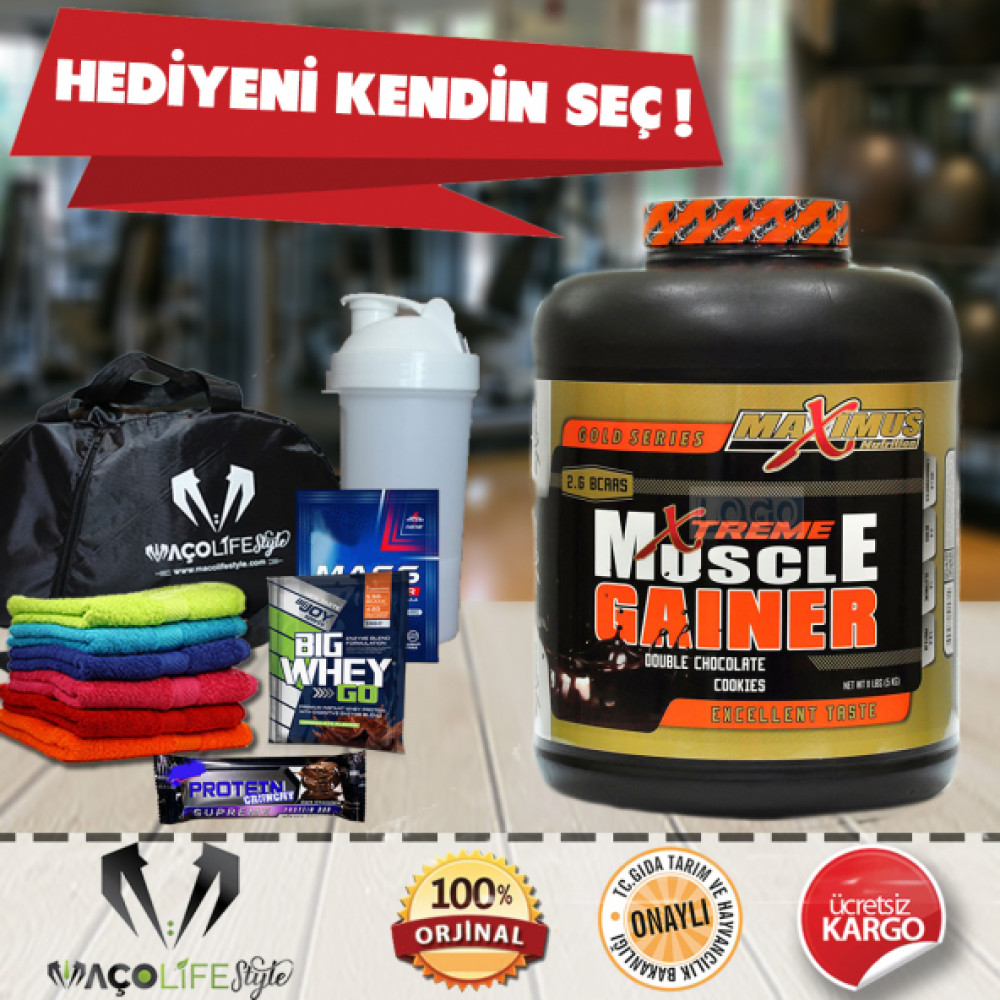 Maximus Nutrition Muscle Gainer 2500 Gr + Hedıyenı Kendın Sec! Protein Tozları Fiyatı