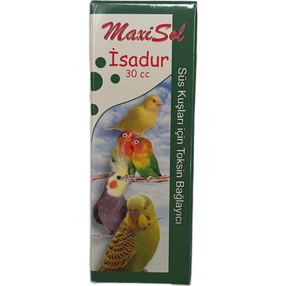 Maxisol Isadur Süs Kuşları Için Ishal Giderici 30 cc Oto Boyaları Fiyatı