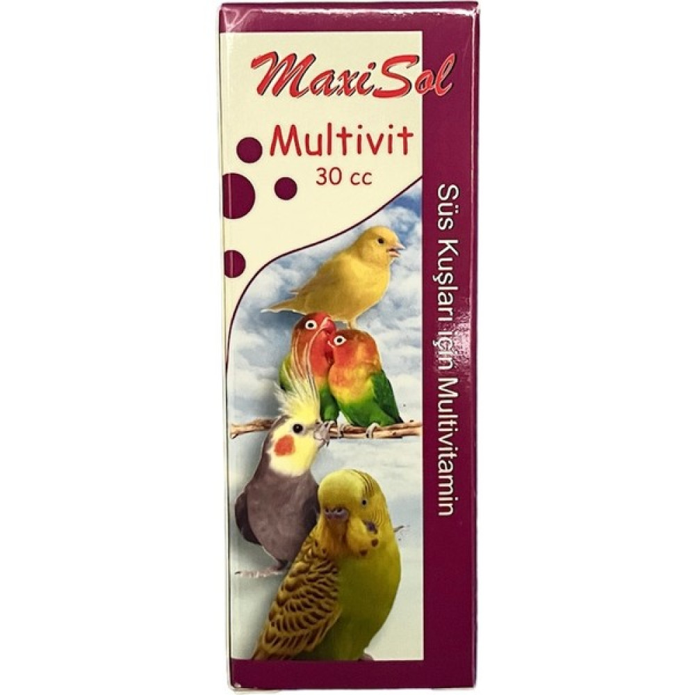 Maxisol Süs Kuşları Için Multivitamin 30 cc Oto Boyaları Fiyatı