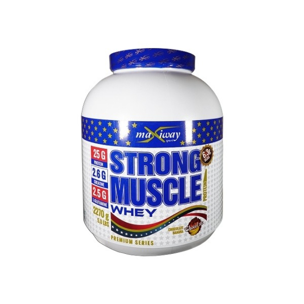 Maxiway Nutrition Strong Muscle Whey 2270 gr Çikolata Muz Protein Tozları Fiyatı