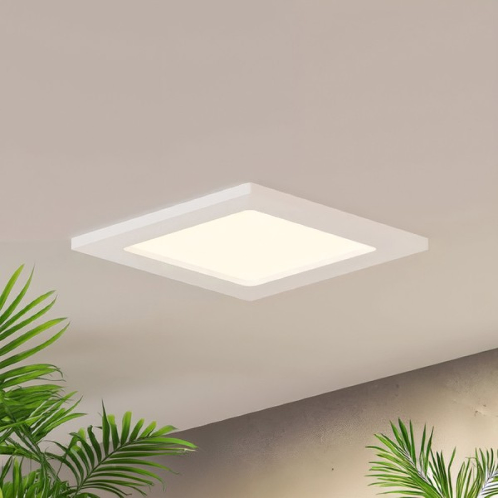 Maxled MX-1028B - 6W 6500K Soğuk Beyaz | Beyaz Kasa Sıva Altı Kare LED Panel - 6500K - Beyaz Diğer Fiyatı