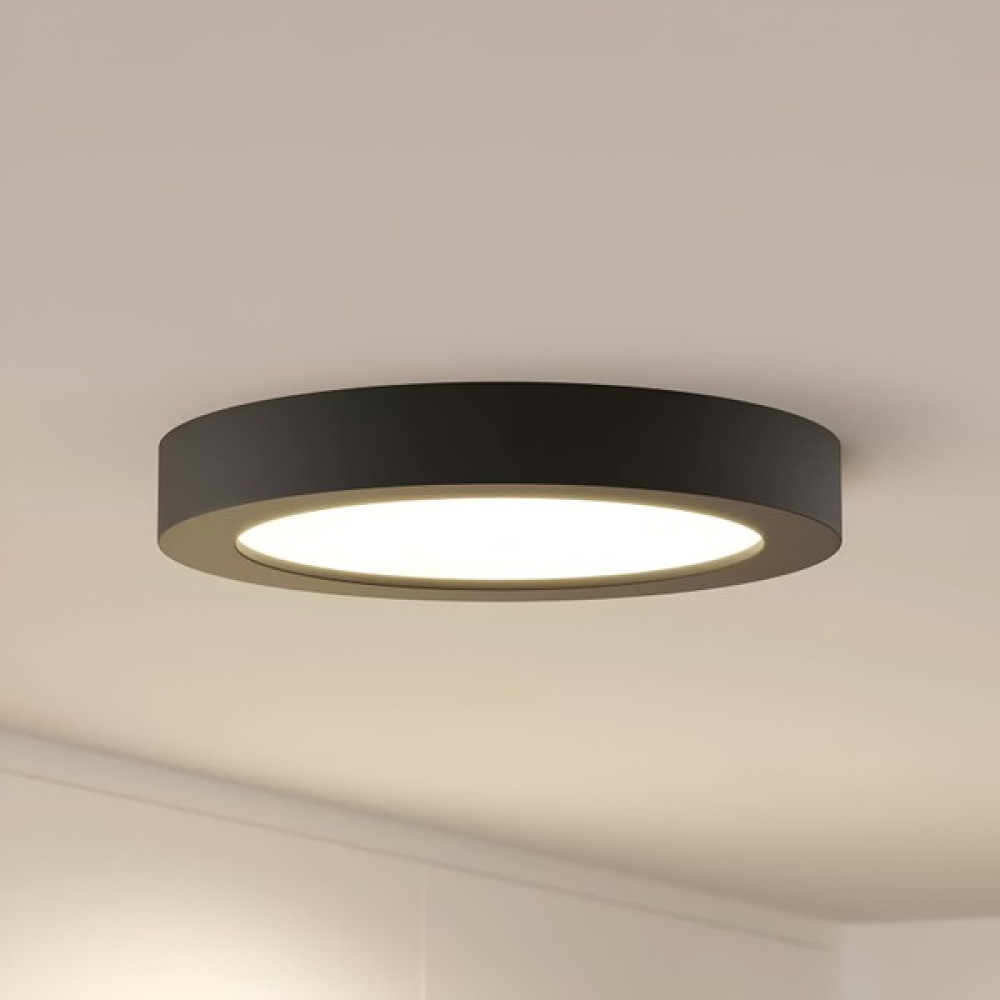 Maxled MX-1054B - 24W 6500K Soğuk Beyaz | Siyah Kasa Sıva Üstü Yuvarlak LED Panel - 6500K - Beyaz Diğer Fiyatı