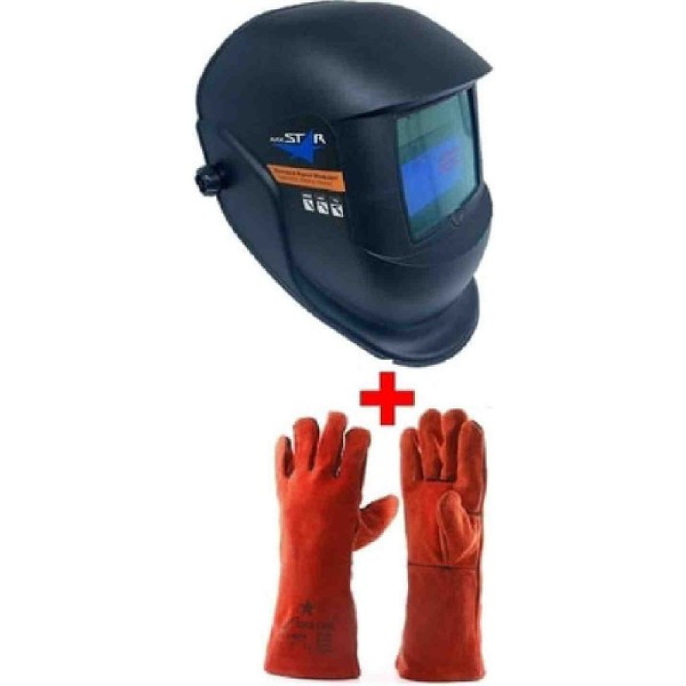 Maxstar Otomatik Kararan Kaynak Maskesi Gözlüğü+ E-072 Kaynak Eldiveni Oto Boyaları Fiyatı