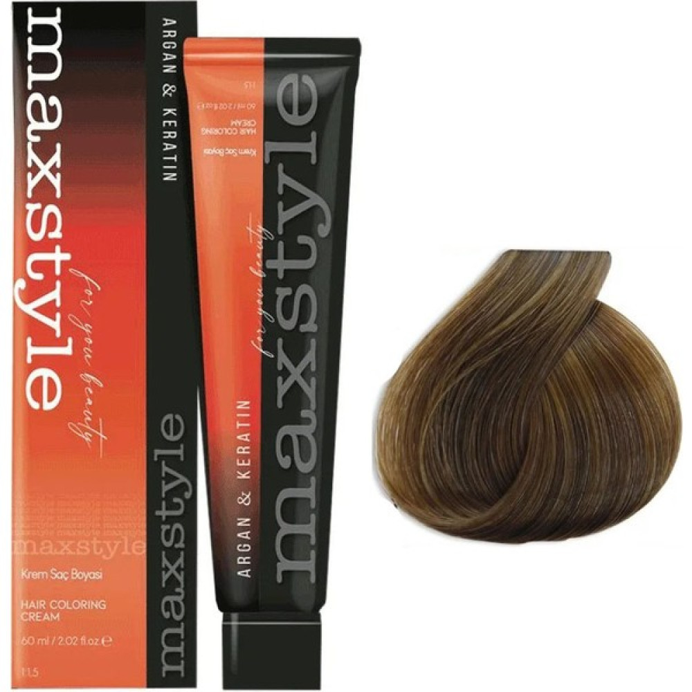 Maxstyle Argan Keratin Saç Boyası 7.00 Yoğun Kumral x 2 Adet Saç Boyası Fiyatı