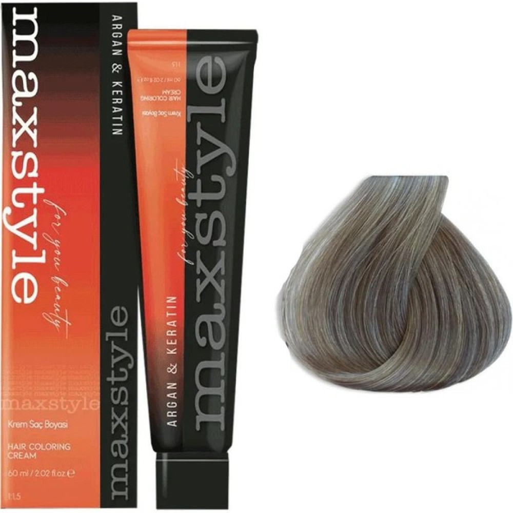 Maxstyle Argan Keratin Saç Boyası 7.1 Küllü Kumral x 2 Adet Saç Boyası Fiyatı