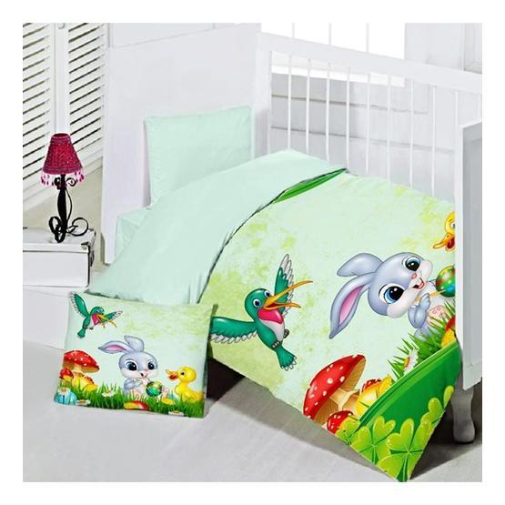 Maxstyle Baby Garden 120x180 cm Renkli Bebek Nevresim Takimi