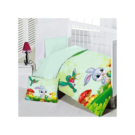 Maxstyle Baby Garden 120x180 cm Renkli Bebek Nevresim Takimi