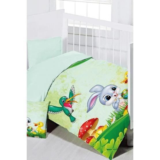 Maxstyle Baby Garden 120x180 cm Renkli Bebek Nevresim Takimi