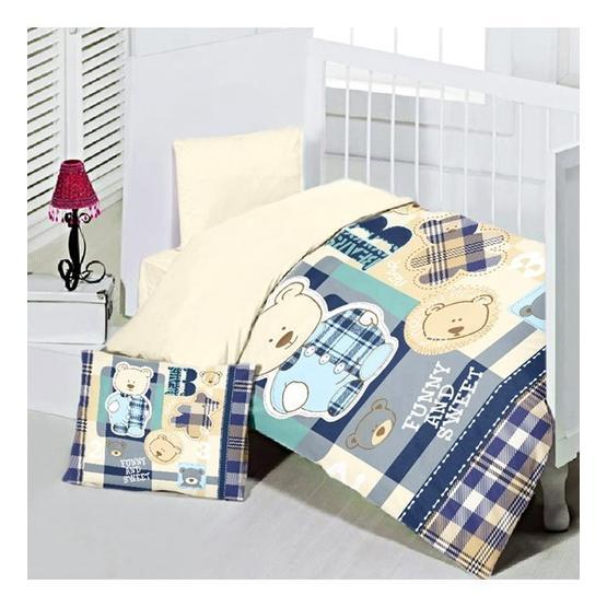 Maxstyle Sweet Bear 120 x 180 cm Renkli Bebek Nevresim Takimi