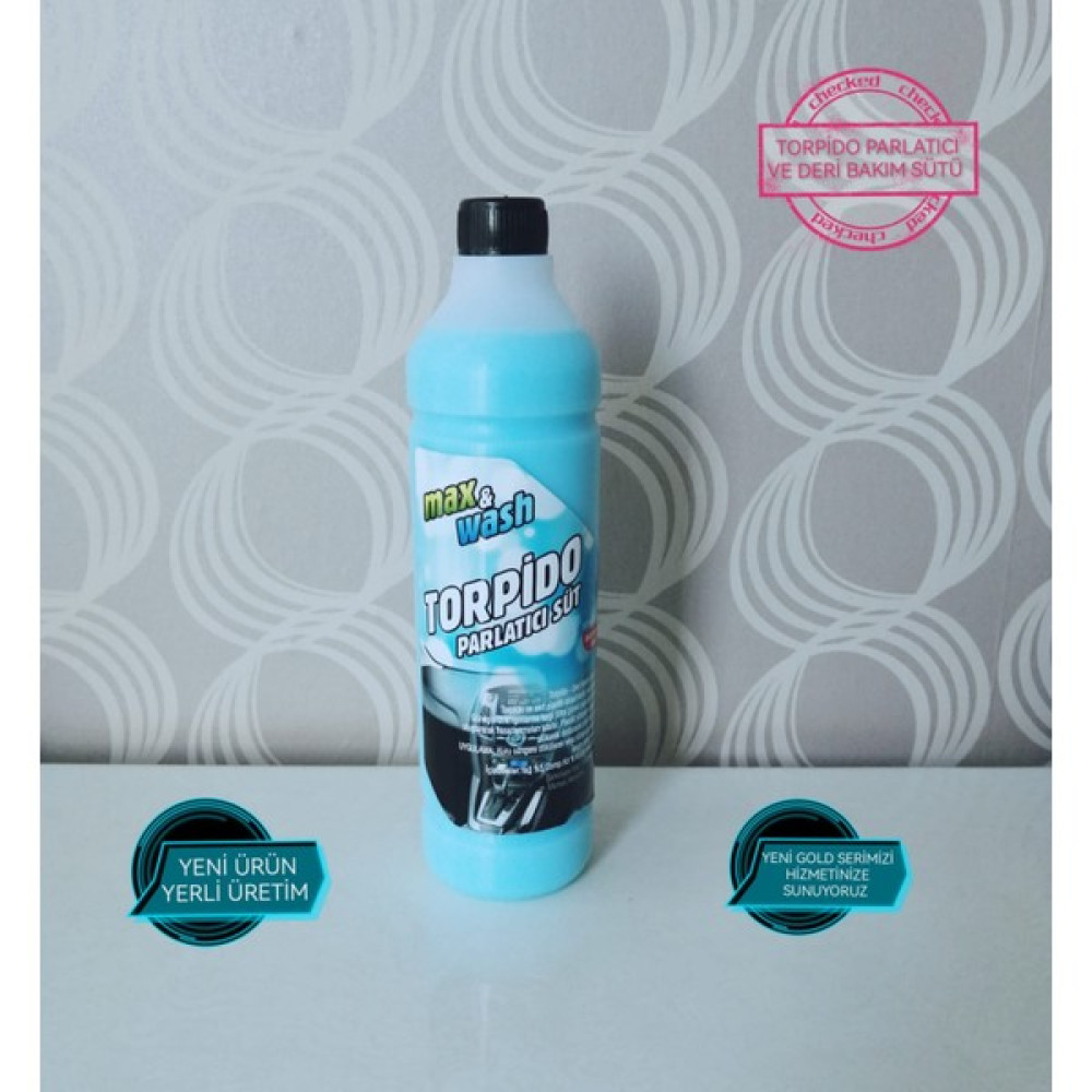 Max&Wash Torpido Parlatıcı ve Deri Bakım Sütü ( Gold Serisi 1000 Ml.) Torpido Bakımı Fiyatı