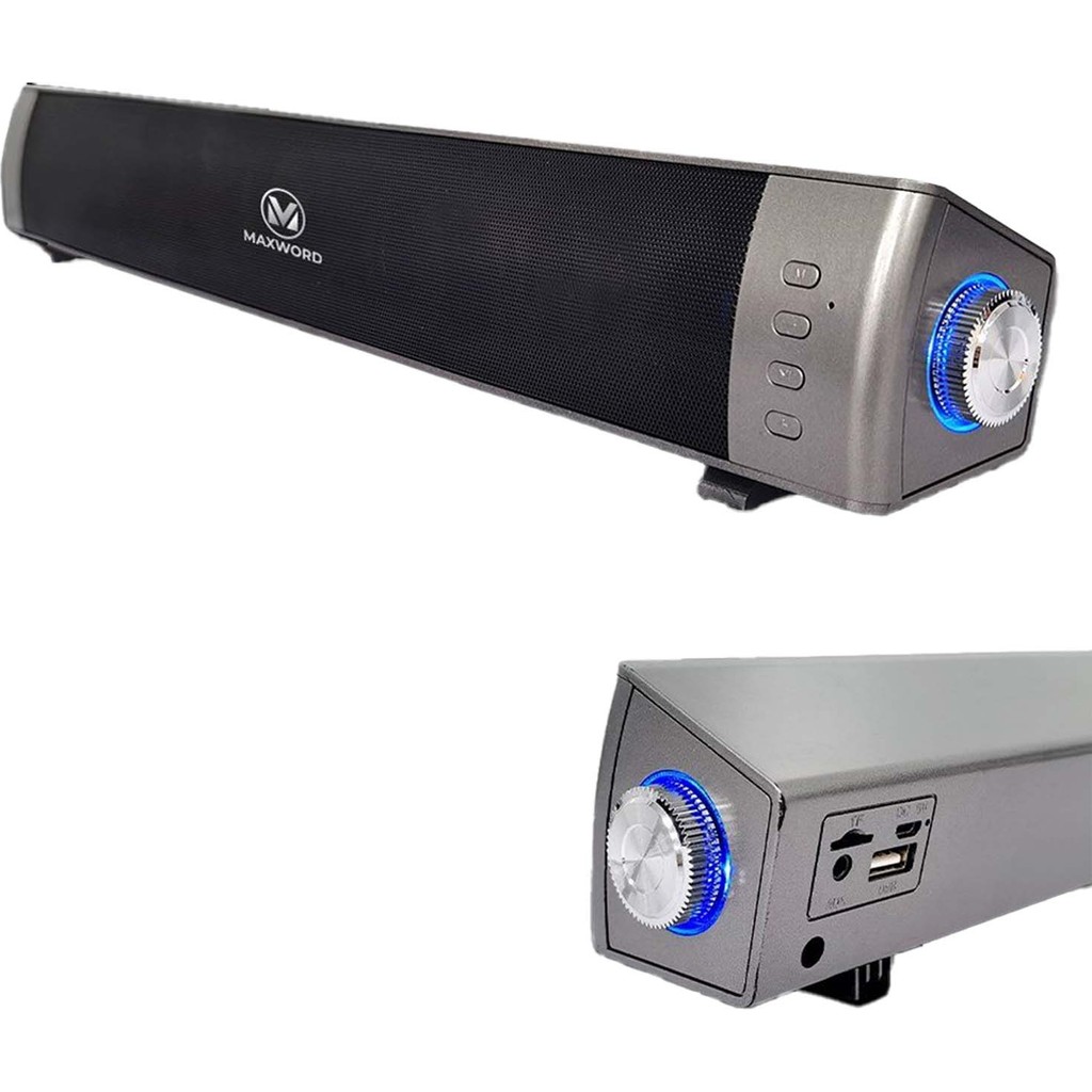 MAXWORD SLC-40USB-BT Şarjlı Soundbar 40 Watt Bluetooth USB Şarjlı (46x7x6 cm) SSD / Solid State Drive Fiyatı