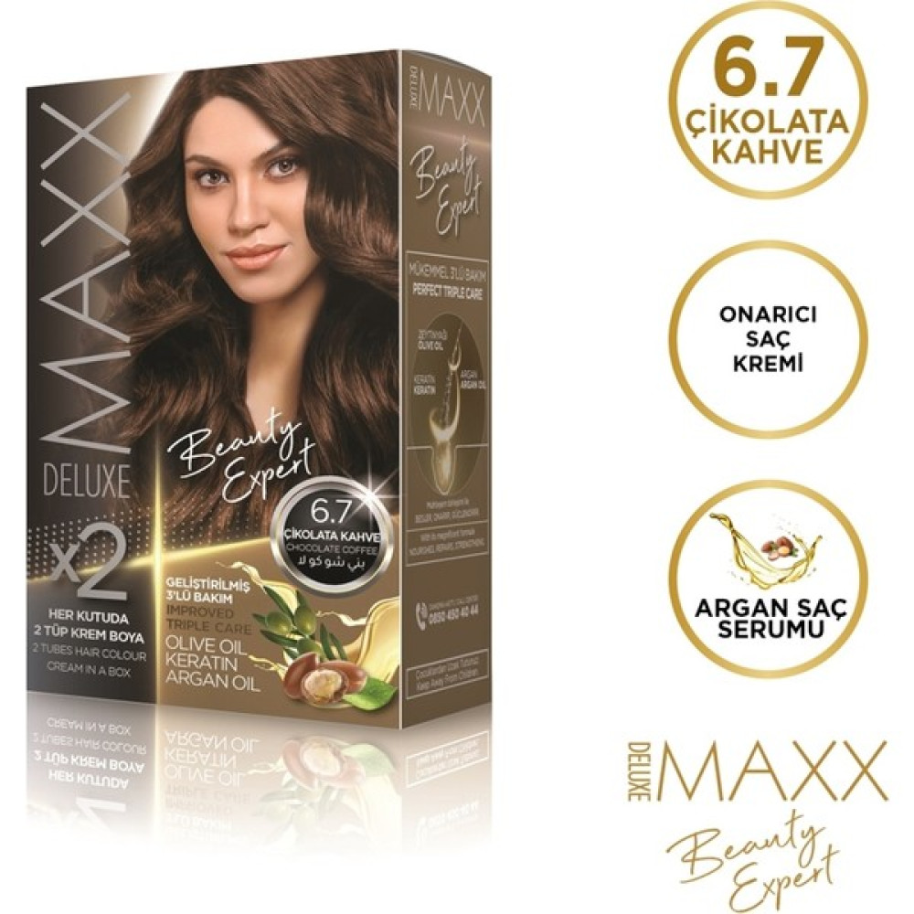 MAXX DELUXE BEAUTY EXPERT 6.7 Çikolata Kahve Set Boya Saç Boyası Fiyatı