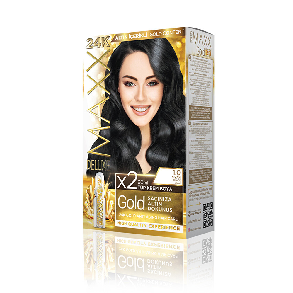 Maxx Deluxe Gold Set 1.0 Siyah Saç Boyası Fiyatı