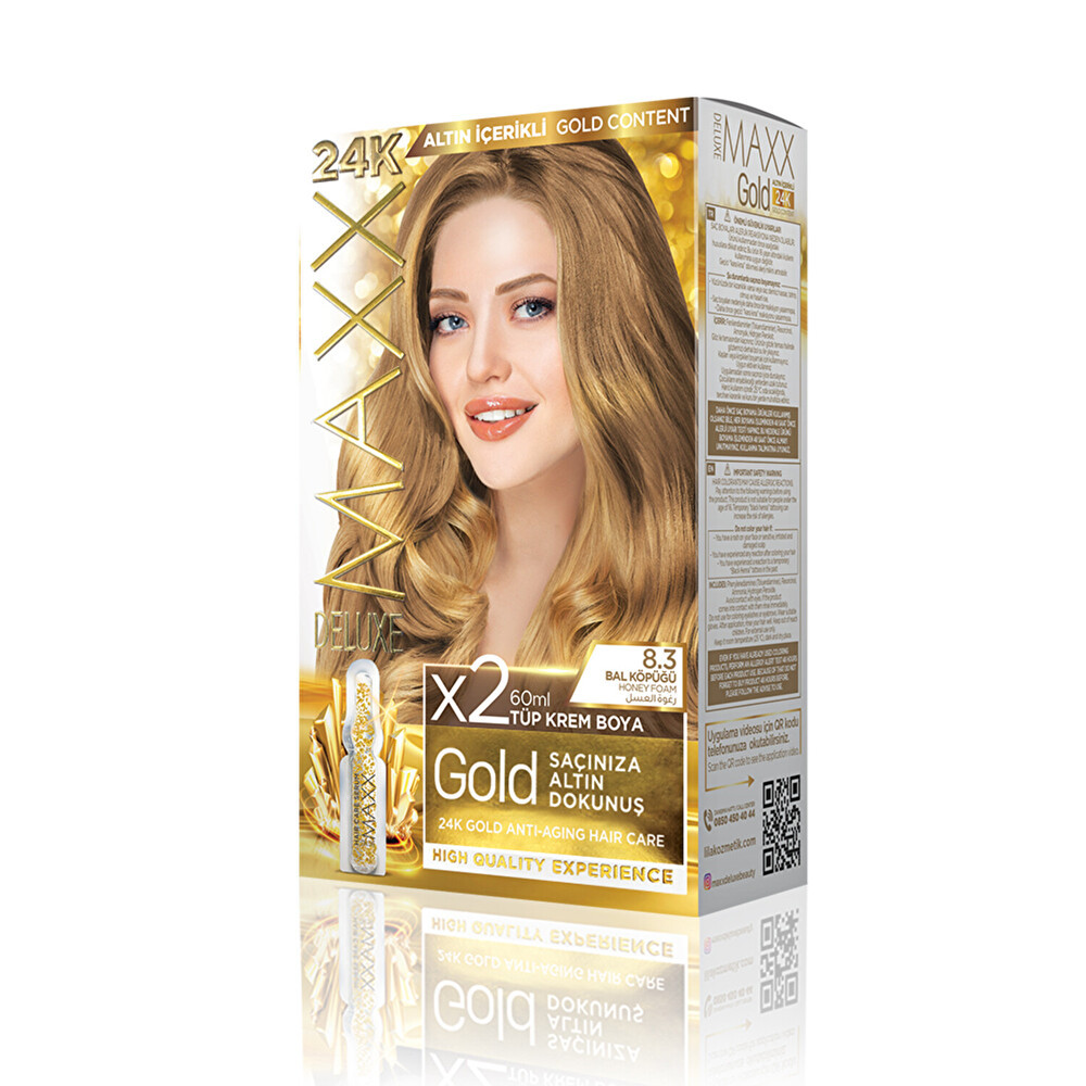 Maxx Deluxe Gold Set 8.3 Bal Köpüğü Saç Boyası Fiyatı