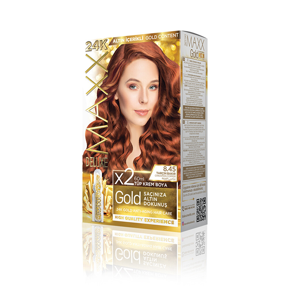 Maxx Deluxe Gold Set 8.45 Tarçın Bakır Saç Boyası Fiyatı