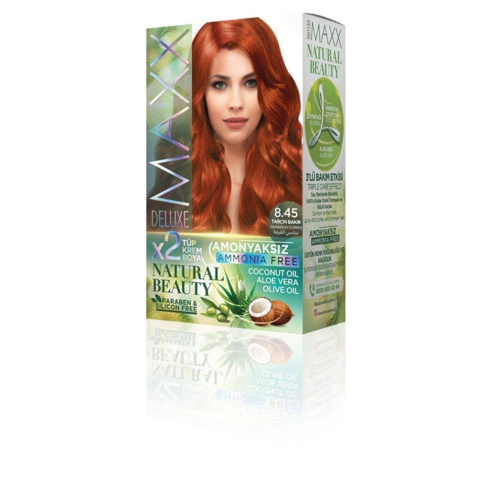 MAXX DELUXE Tarçın Bakır Amonyaksız Saç Boyası 8.45 Saç Boyası Fiyatı