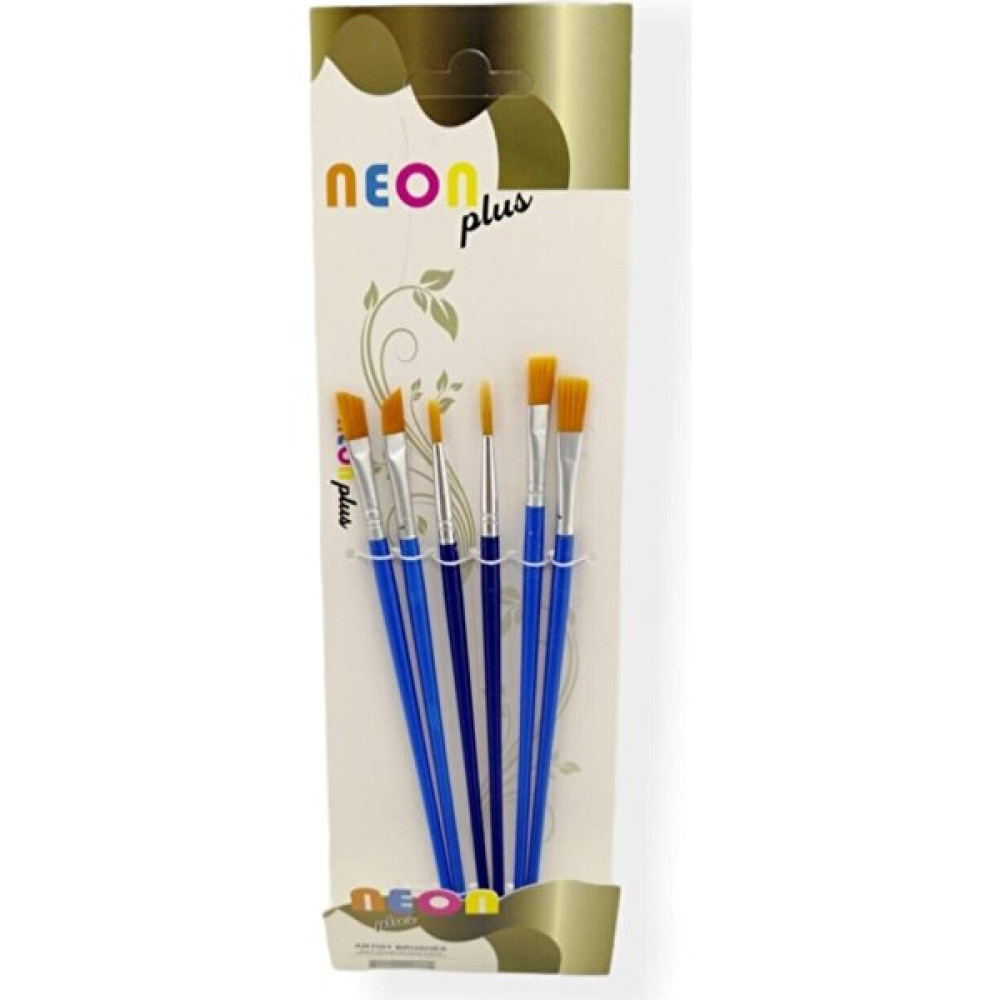 Maxx Neon Plus Fırça Seti 58 6’lı Sulu - Guaj Fırça Fiyatı
