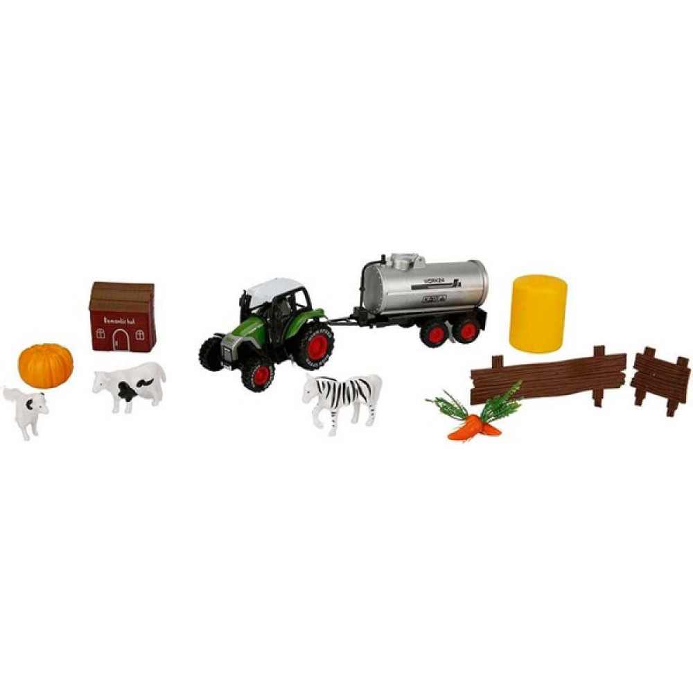 Maxx Wheels Çiftlik Seti - Tanker - Ahşap Desenli Oyun Seti Fiyatı