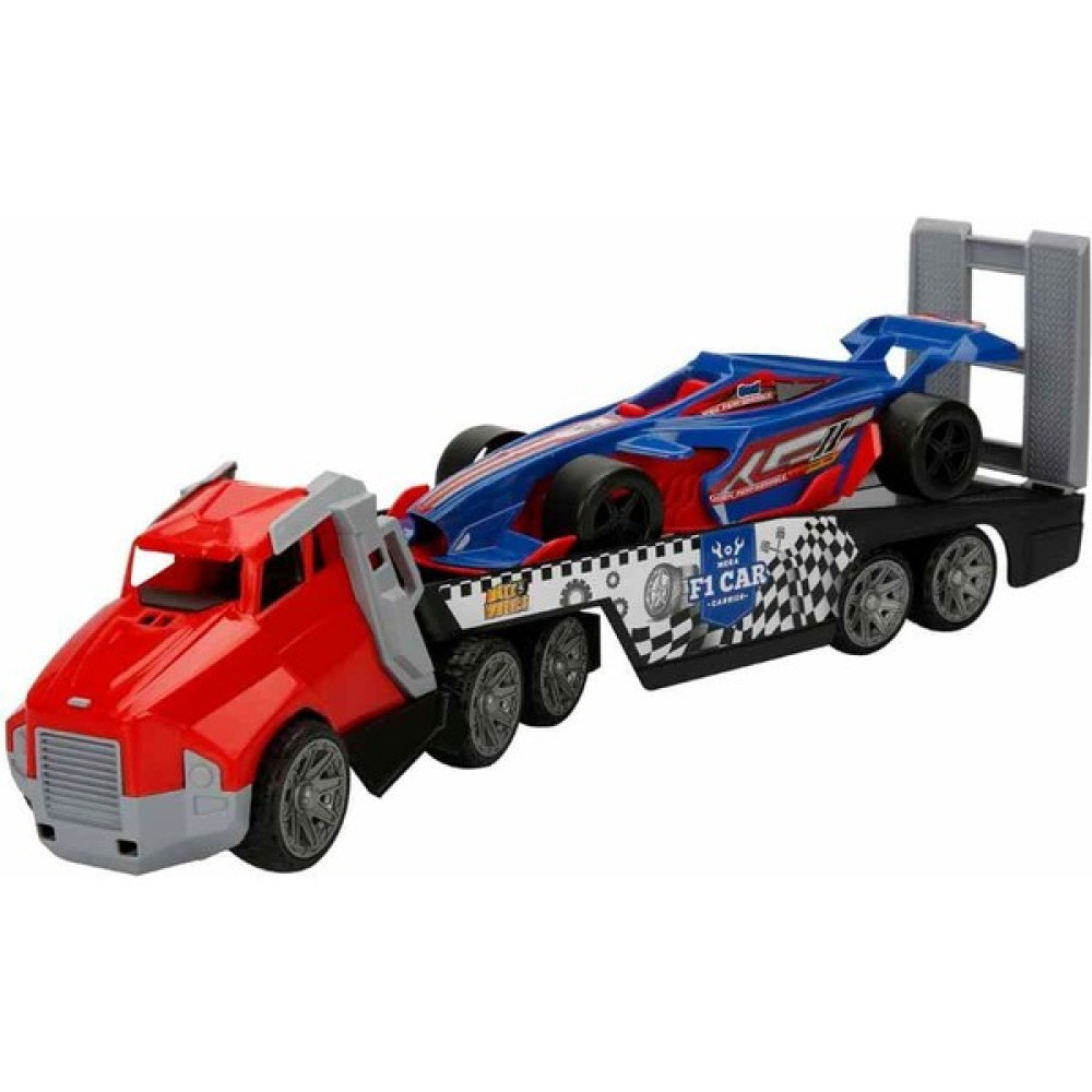 Maxx Wheels Mega F1 Taşıyıcı Transporter Araç - Mavi F1 - 01-Mavi Oyun Seti Fiyatı