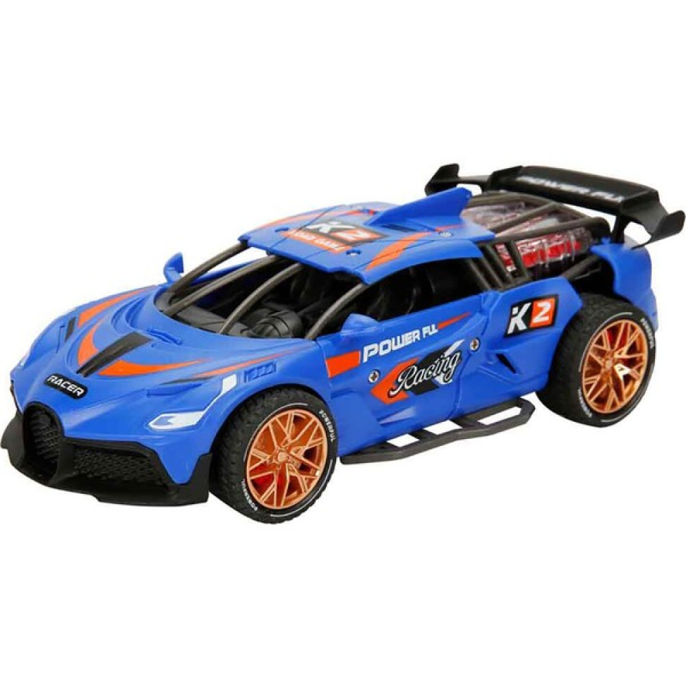 Maxx Wheels Sesli ve Işıklı Powerful Racing Sürtmeli Araba Mavi Oyuncak Araç Fiyatı