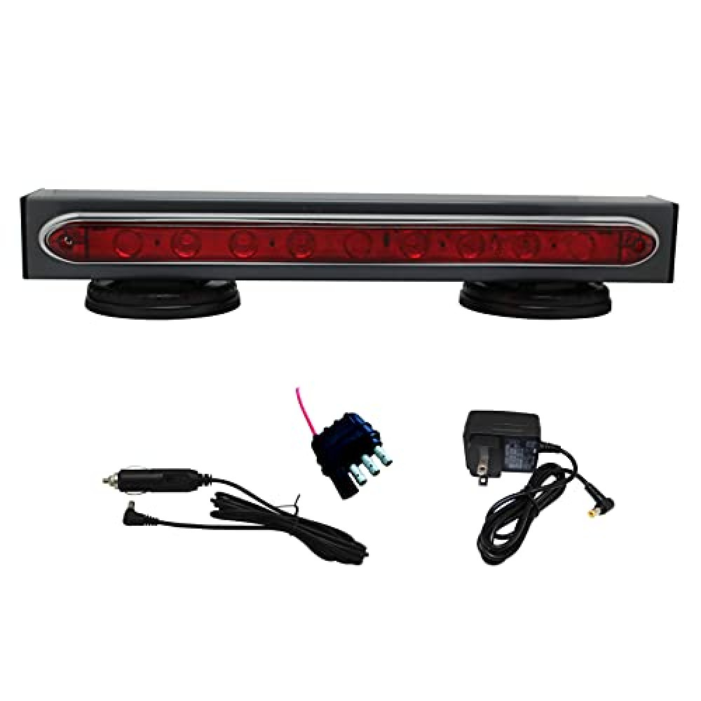 MAXXHAUL 50553 LED Magnetic Wireless Towing Light Kit with 9 LED's for Tow Trucks, Trailers, Motor Homes, and More