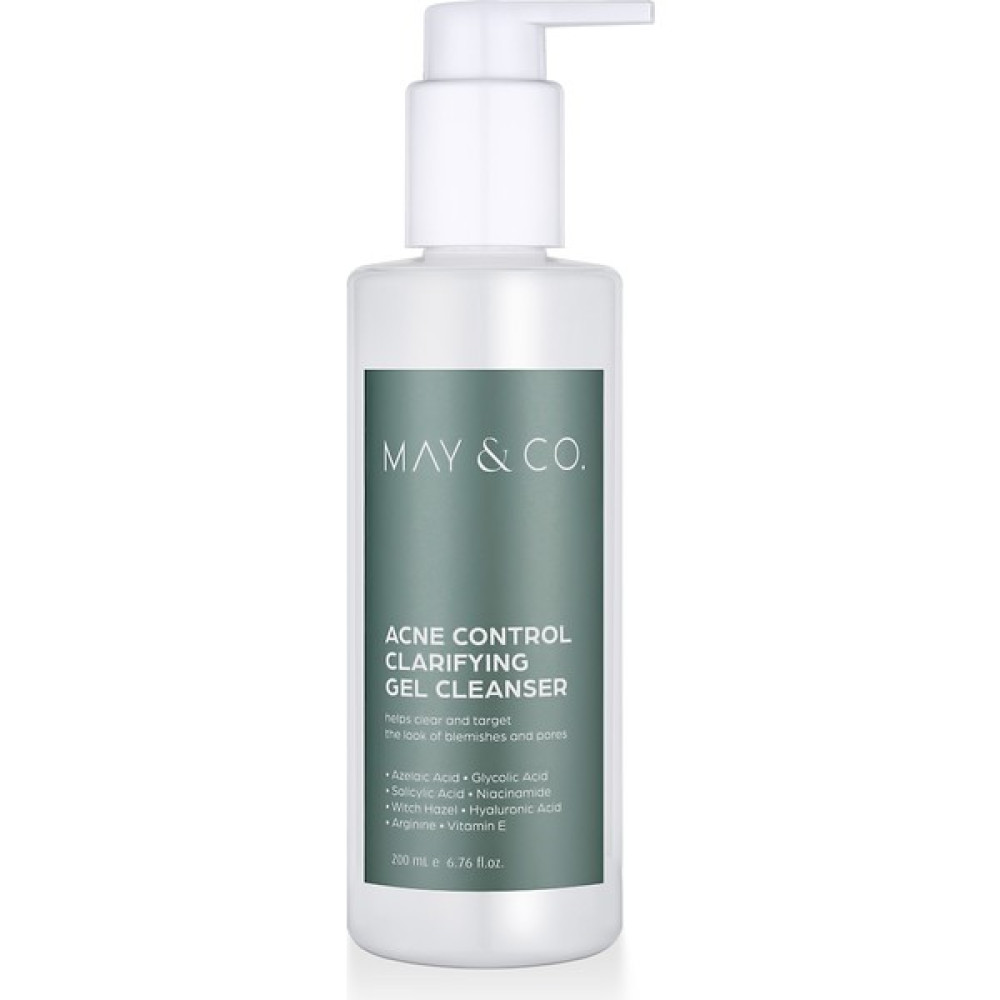 May & Co Yağlı ve Karma Ciltler Için Akne Karşıtı Arındırıcı Yüz Temizleme Jeli 200 ml Cilt Temizleme ve Peeling Fiyatı