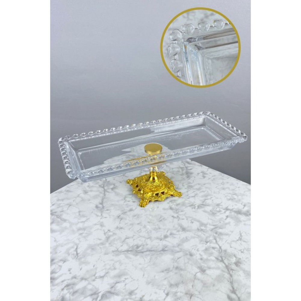 May Home Miny Gold Ayaklı Cam Sunumluk Mutfak Gereçleri Fiyatı