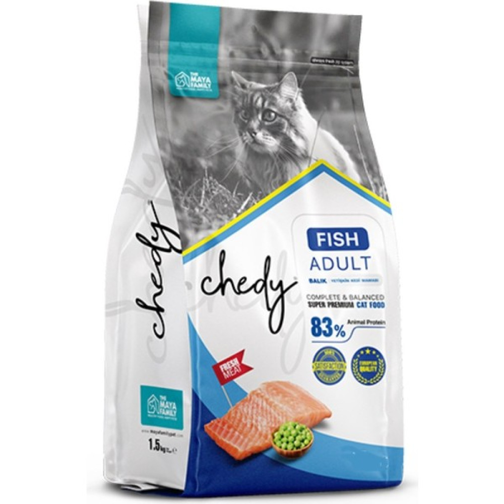 Maya Family Chedy Fish Adult Balık Etli Yetişkin Kedi Maması 1,5 kg - 1.5 Evcil Hayvan Ürünleri Fiyatı