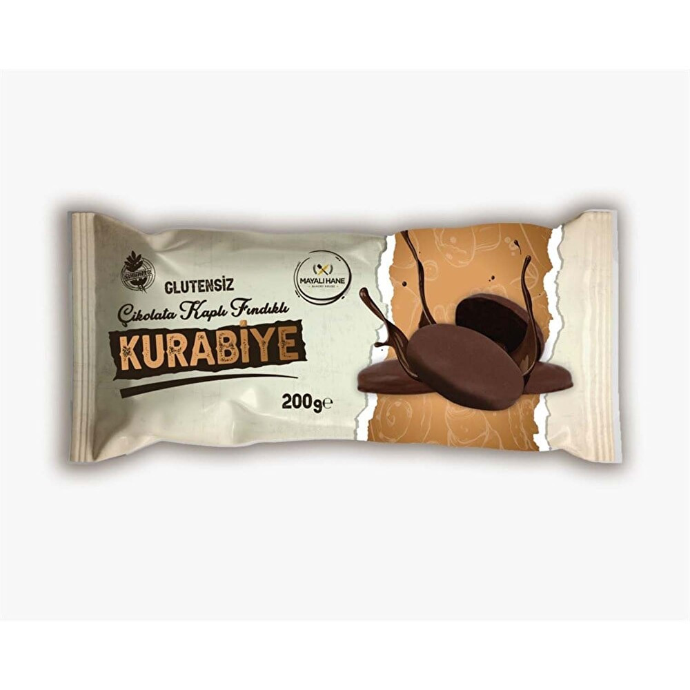 Mayalı Hane Glutensiz Çikolata Kaplı Fındıklı Kurabiye 200 g Giyim & İç Giyim Fiyatı