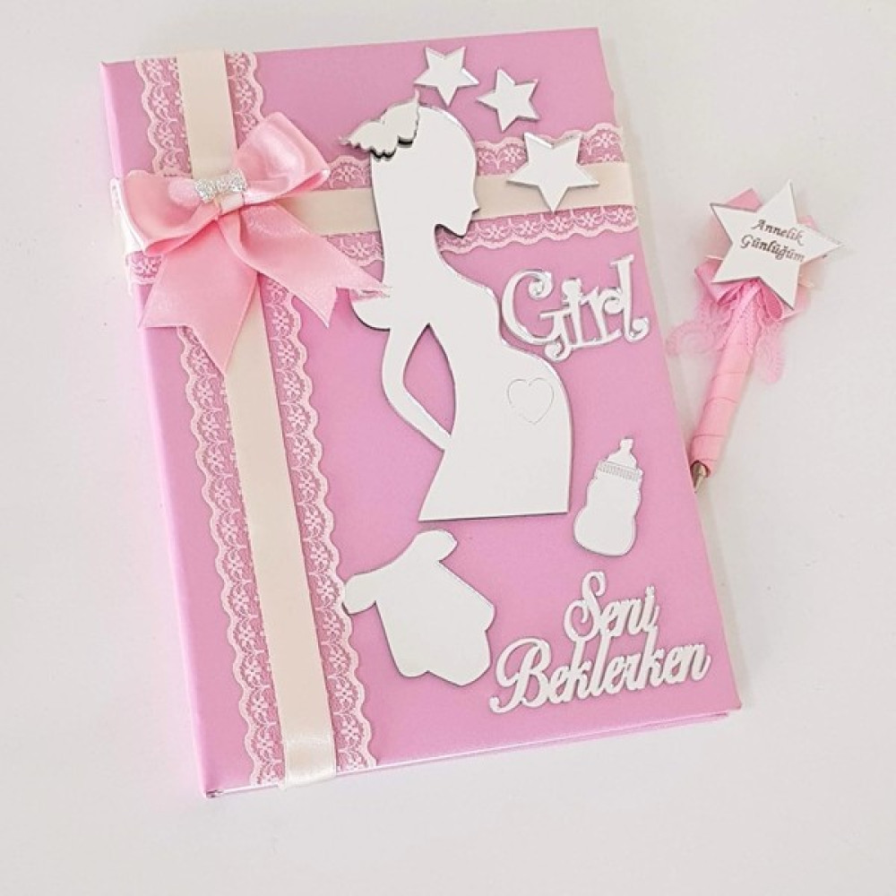 Mayavera Design Annelik ve Hamilelik Günlüğü Pembe Anne, Bebek Fiyatı