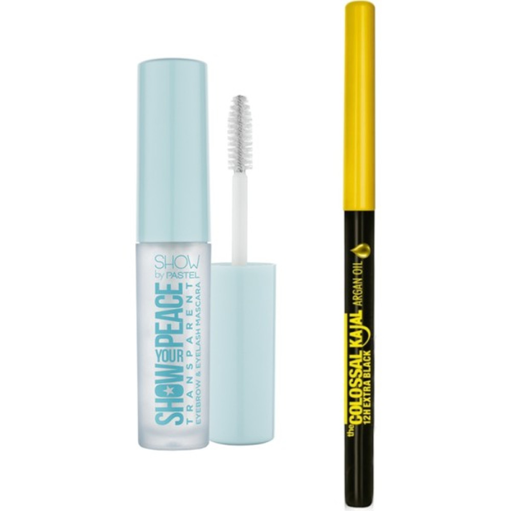 Maybelline New York Colossal Kajal Liner Extra Black Göz Kalemi+Show Your Transparan Kaş ve Kirpik Maskarası Göz Kalemleri Fiyatı