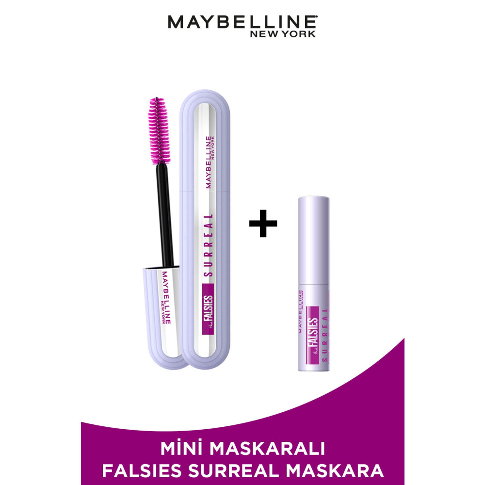 Maybelline New York Falsies Surreal Maskara 10 ML & Mini Falsies Surreal Maskara 4.7 ML Rimeller / Maskaralar Fiyatı