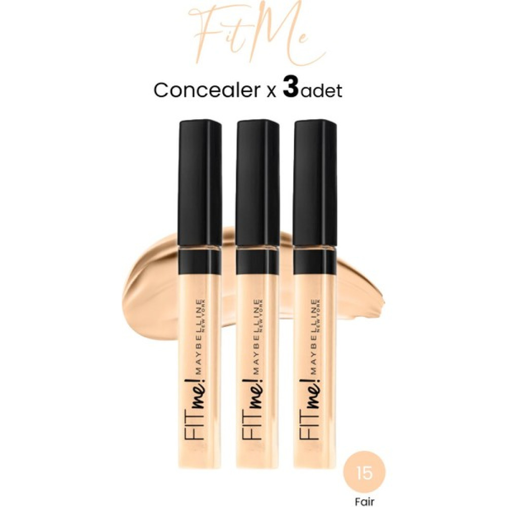 Maybelline New York Fit Me Concealer 15 Fair x 3 Adet Concealer Fiyatı
