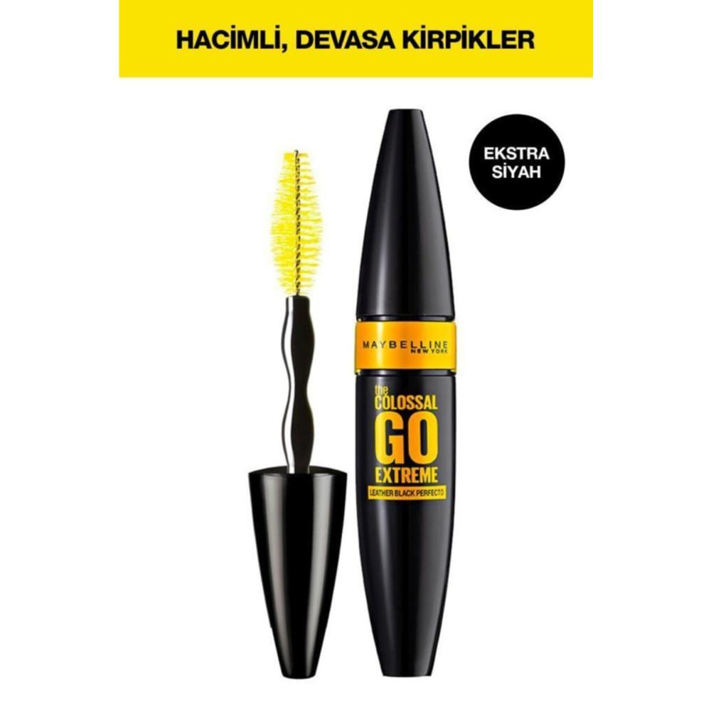 Maybelline New York Hacim Sağlayan Siyah Maskara Colossal Go Extreme Volum Express Mascara Rimeller / Maskaralar Fiyatı