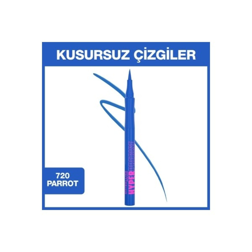Maybelline New York Hyper Precise All Day Likit Liner 720 Parrot Blue Eyeliner Fiyatı